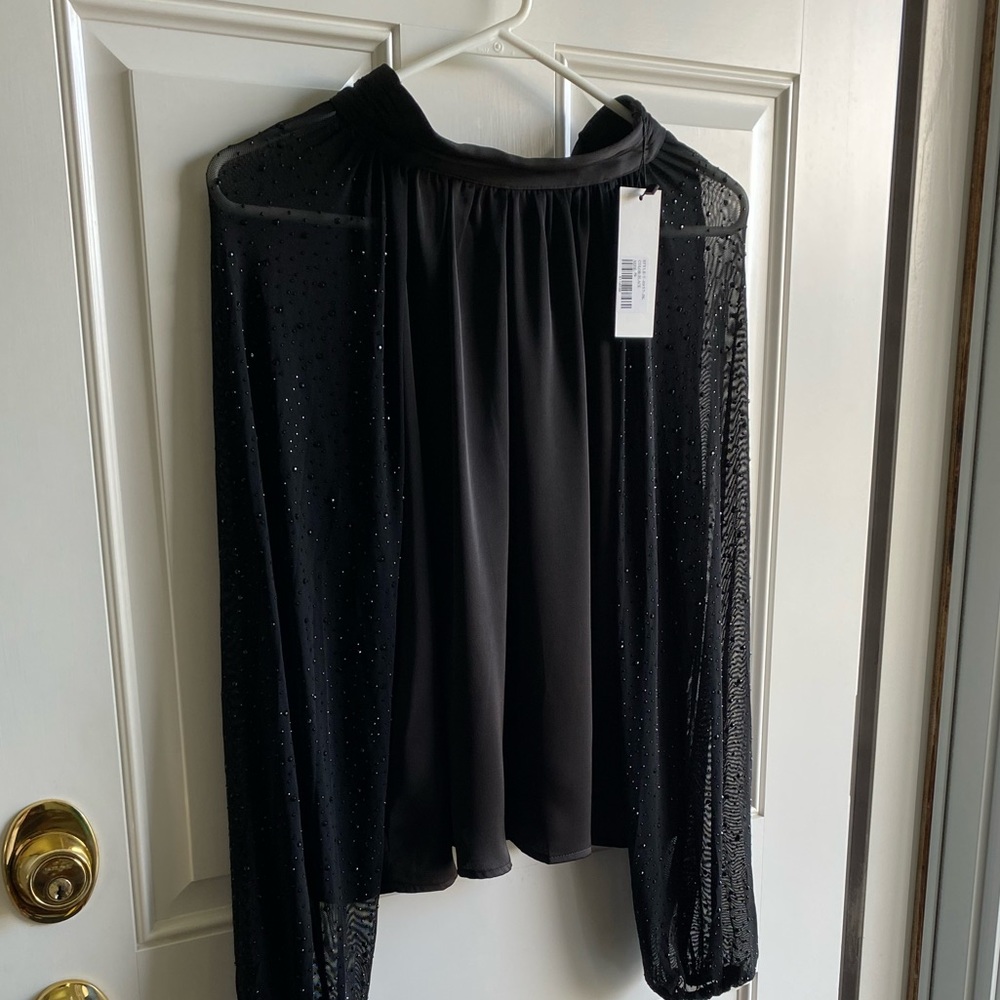 Strut & Bolt Embellished Tie Back Blouse